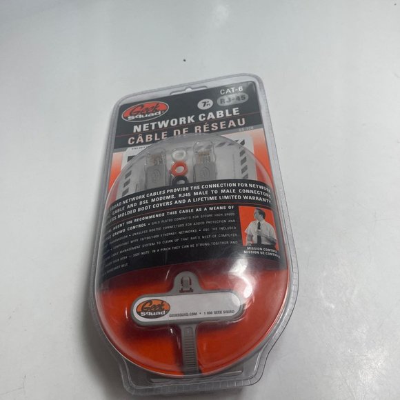 Geek Squad CAT-6 RJ-45 LAN Connectors Ethernet Network Cord Cable - Picture 5 of 6